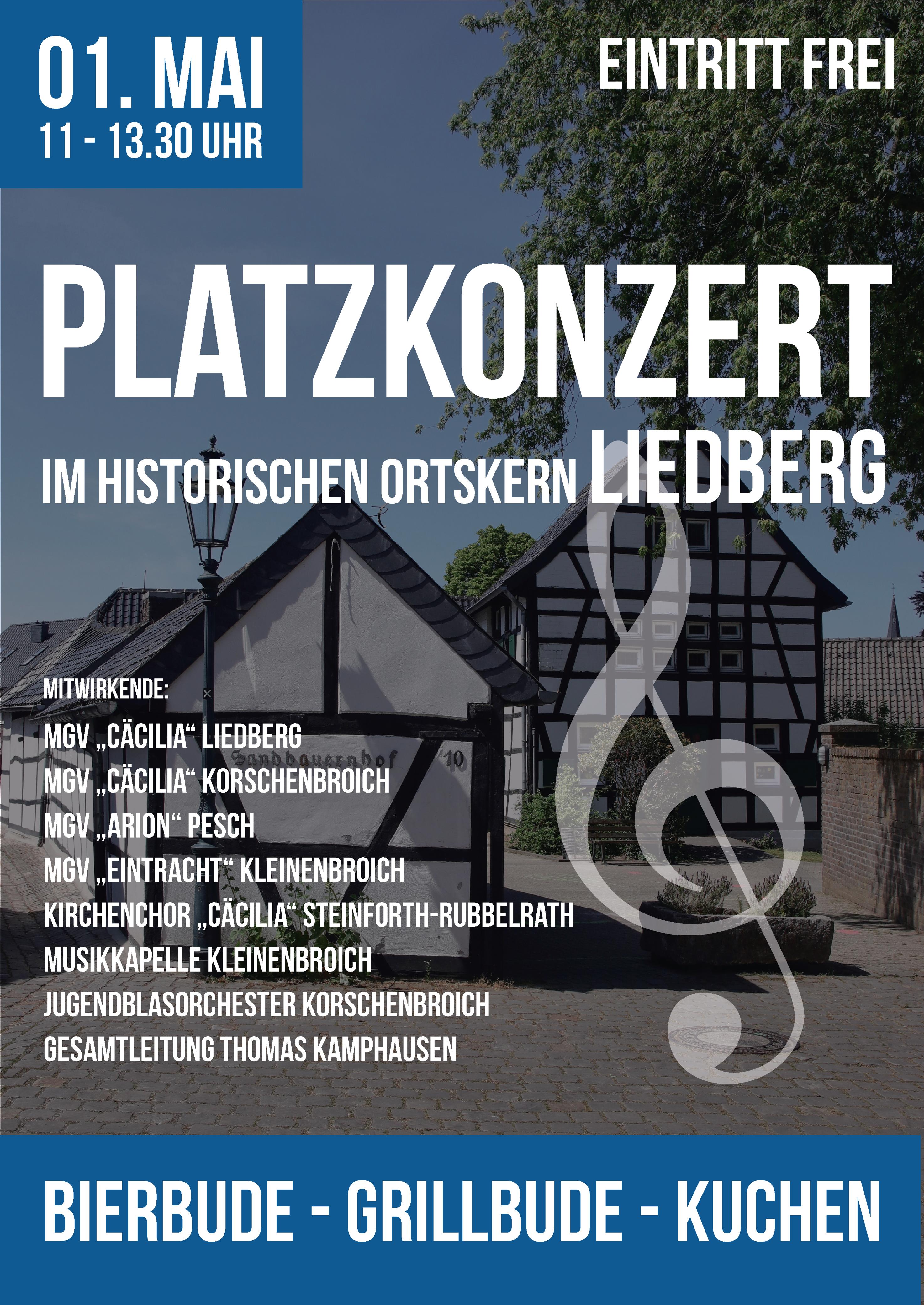 Pakat Platzkonzert 1. Mai mit MGV Cäcilia Liedberg 2024