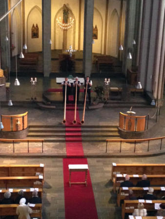 Alphornkonzert in der Marienkirche Neuss 2013